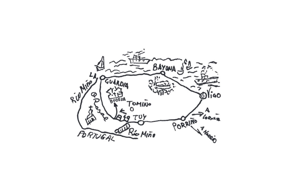 La ruta de la etiqueta de Santiago Ruiz. De Vigo a O Rosal por la costa